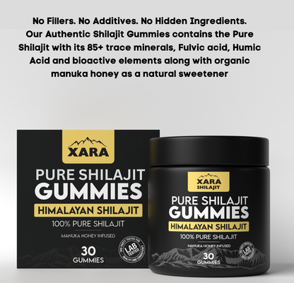 XARA® Pure Shilajit gummies