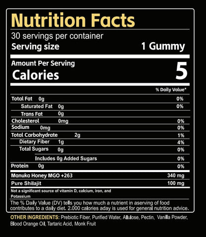 Xara Pure Shilajit Gummies